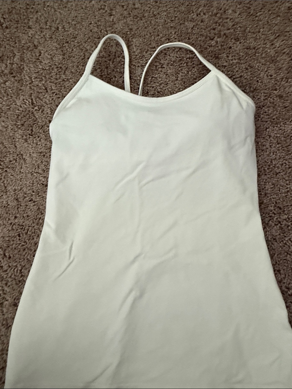 lululemon athletica White tank.